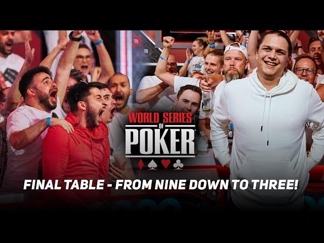 WSOP Main Event 2024 FINAL TABLE - Who Makes The Final Three?!