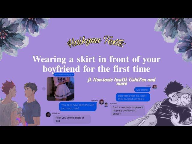 Wear a skirt in front of your boyfriend challenge ft.Non-Toxic IwaOi,UshiTen and more