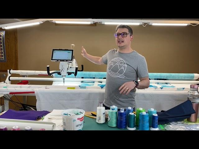 How I test my tension and pulling up the bobbin after I stitch.