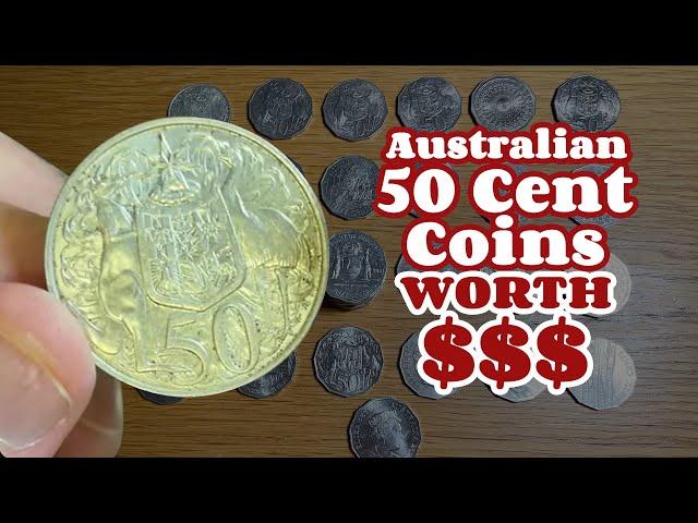 Australian 50c Coins To Look For Worth Money $$$ 2024 (50c Coins)