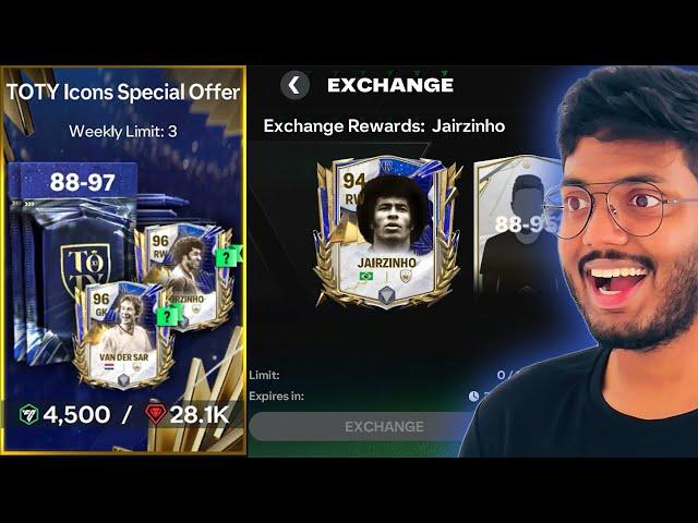 OMG! Special TOTY Icons Packs + New Jairzinho Exchange - FC MOBILE!