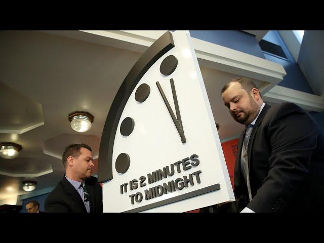 Doomsday Clock moved to two minutes to midnight