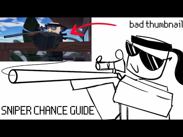 How to easily get Forsaken's new Sniper Chance skin! (Roblox ISLE badge guide)