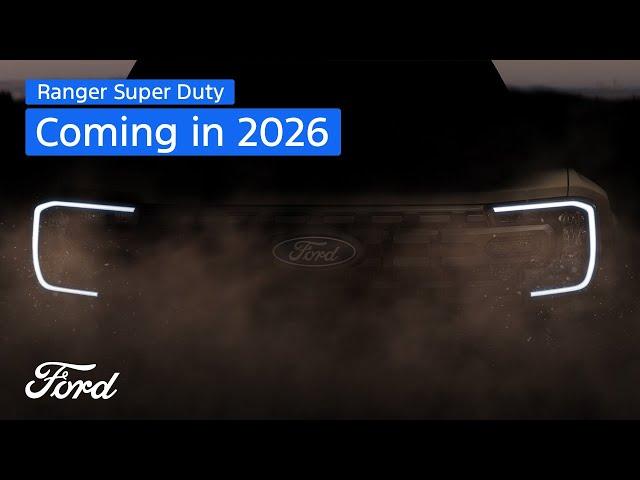 Discover the Ford Ranger Super Duty Truck. Coming in 2026