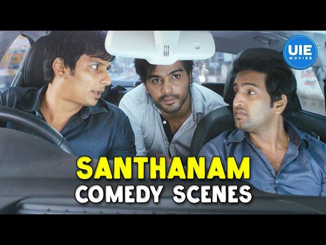 Santhanam Comedy Scenes Part 01 | Endrendrum Punnagai | All in All Azhagu Raja | Vanakkam Chennai