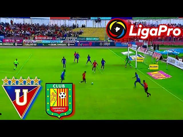 Liga de Quito vs Deportivo Cuenca Liga Pro Ecuador 2024 EN VIVO