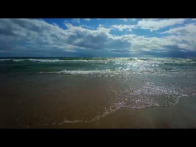 2022 07 24 Brevort Lake - windy day at Lake Michigan