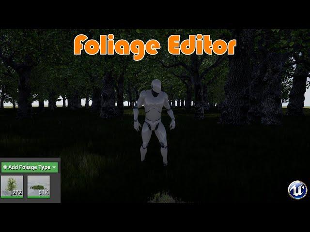 How To Use The Foliage Editor Easily & Quickly (Create Beautiful Landscapes) -  Ue4 Tutorial