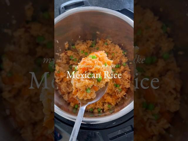 Instant Pot Mexican Rice #mexicanfood #ricerecipe