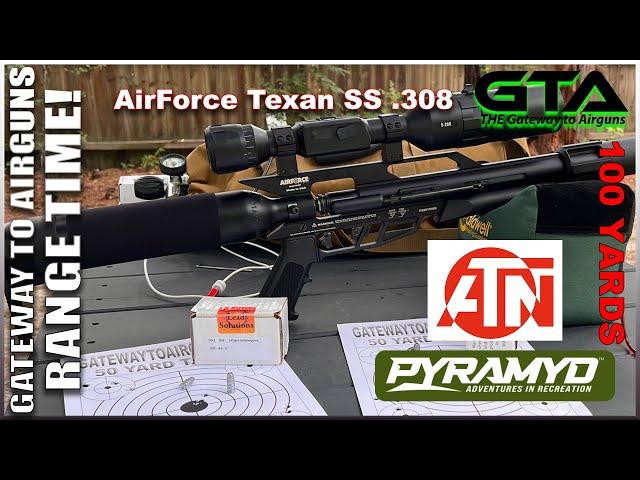 AIRFORCE TEXAN SS .308 – Shots At 100 YDS - Gateway to Airguns Range Time