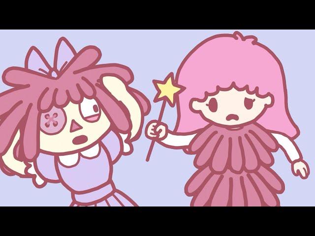 How to draw Little Twin Stars Lala in Ragatha costume (Sanrio x The Amazing Digital Circus) ラガタ