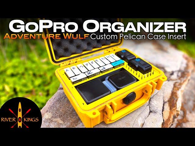 Ultimate Gopro Organizer For Adventure Filmmakers - Personalized Pelican Case Insert