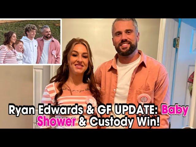 Teen Mom Dad Ryan Edwards Celebrates New Baby At Baby Shower! Girlfriend Amanda Wins Custody Of Her