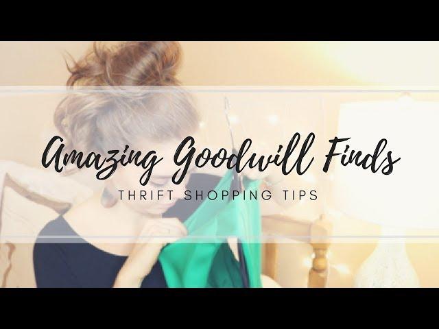 Amazing Goodwill Finds: Thrift Shopping Tips