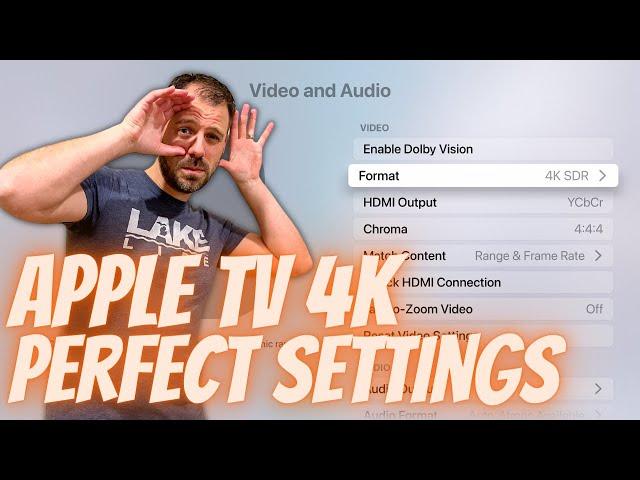 Apple TV 4K Setup Video & Audio for 4K HDR & Dolby Atmos