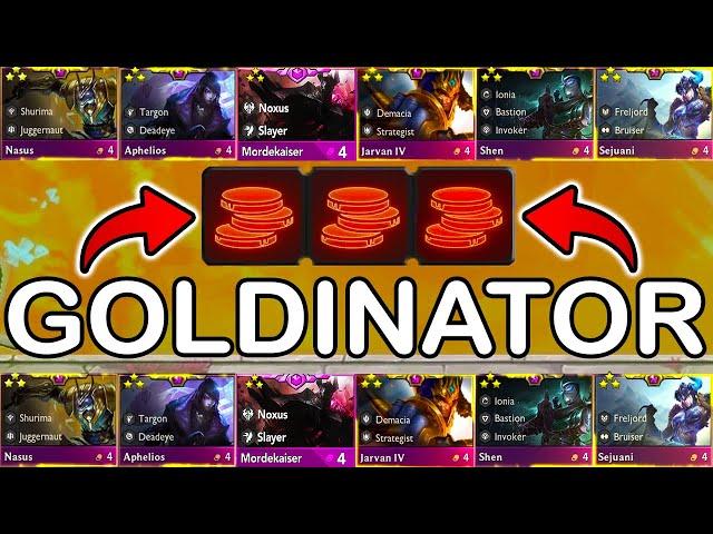 GOLDINATOR = Free 3 Star 4 Cost!!⭐⭐⭐ | TFT Set 9.5