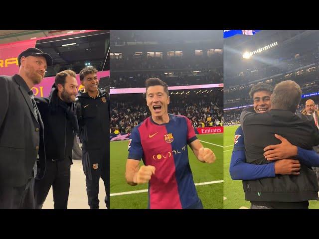 Barça Players Celebrate With Coldplay After 4-0 vs Real Madrid