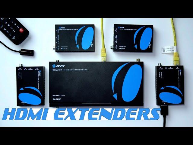 CAT6 HDMI Extenders With UHD 4K60Hz Support