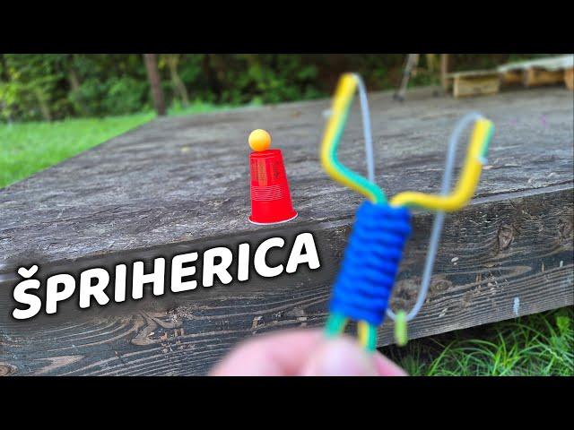 How to Make a Wire Slingshot with Paracord Handle Wrap Tutorial DIY