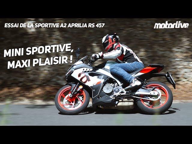 Essai de la sportive A2 Aprilia RS 457