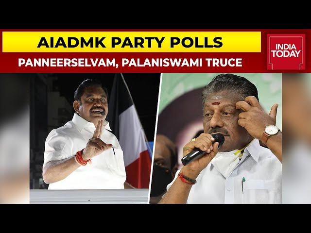 O Panneerselvam & K Palaniswami Elected Unopposed As Coordinator, Joint Coordinator Of AIADMK