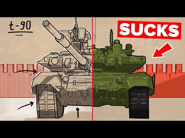 Why Russian T-90 Tank Absolutely SUCKS