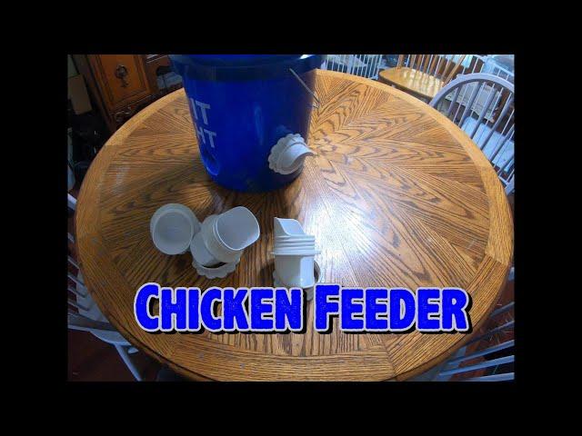 Bucket Chicken Feeder