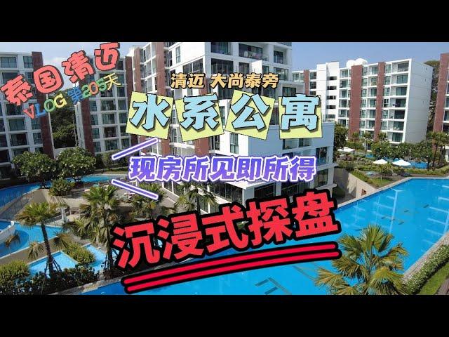 水系公寓 现房 所见即所得 配套齐全 清迈大尚泰旁 全方位沉浸式探盘 泰国清迈 陪读 旅居Vlog 第205天 主打的就是一个真实