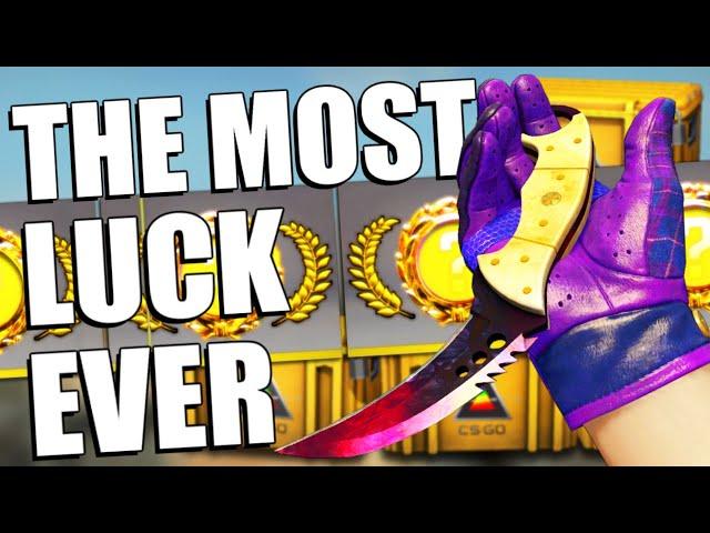 The LUCKIEST CS:GO CASE UNBOXING EVER!! | TDM_Heyzeus