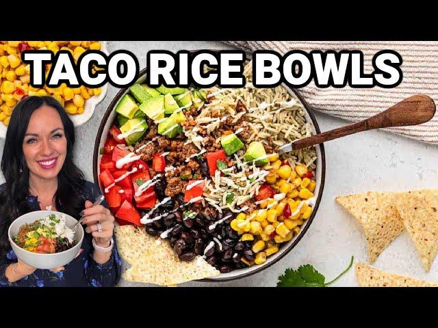 Quick Dinner - Taco Rice Bowls