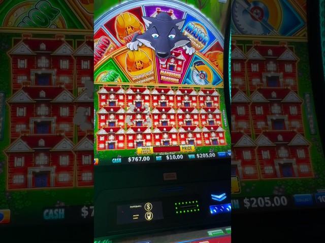 INSANE Huff N Even More Puff Jackpot! Full Screen Mansion Feature! #slots #casino #jackpot #bonus