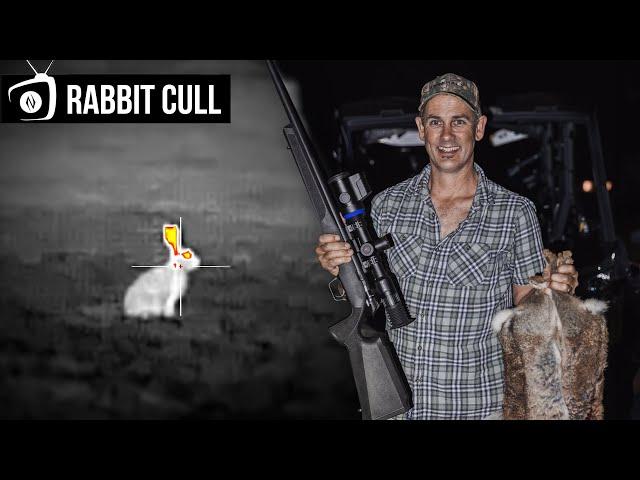 Thermal Rabbit Cull (iAiming & Springfield 2020 Rimfire) - NIOA TV