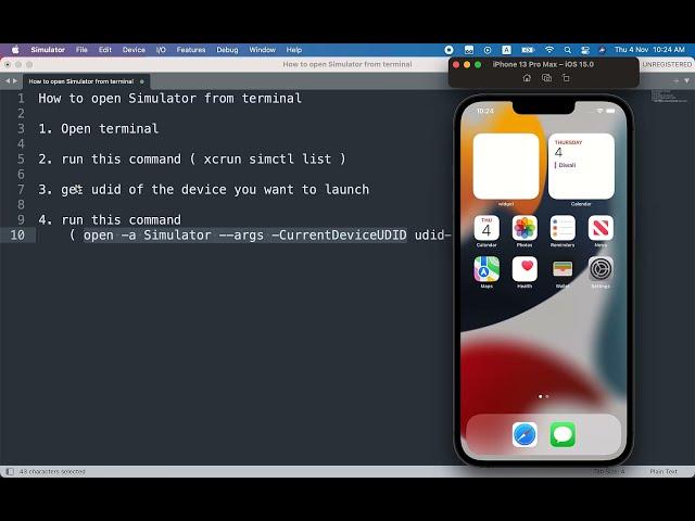 How to launch the iOS Simulator from Terminal