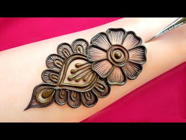 Very beautiful stylish mehndi design | easy & simple mehndi design | mehndi design | mehndi.