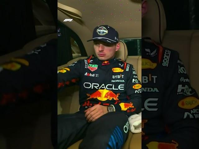 Max Verstappen Explores The Cooldown Car ️‍️