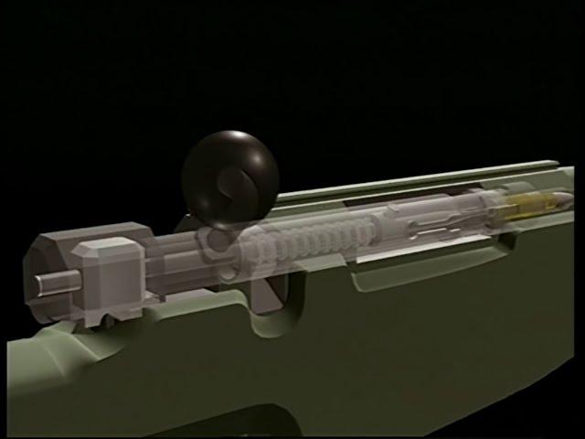 Sniper rifle action of mechanism AW.wmv #sniper #sniperrifle #howitworks #boltactionrifle