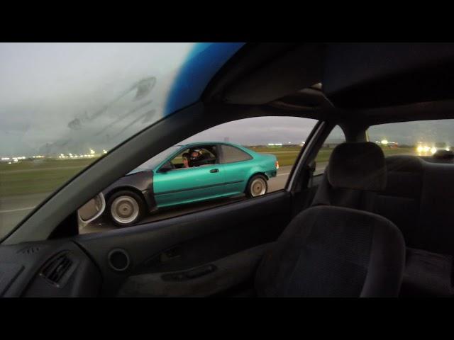 k20 turbo civic vs jswap nitrous civic