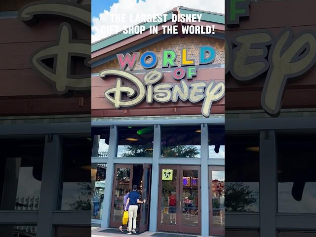 The largest Disney gift shop in the world! #disney #disneyworld #shorts