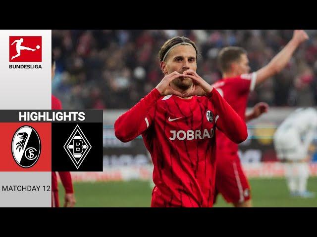 SC Freiburg - Borussia M'Gladbach | 3:1 | Zusammenfassung | Bundesliga 2024-25 | freiburg gladbach