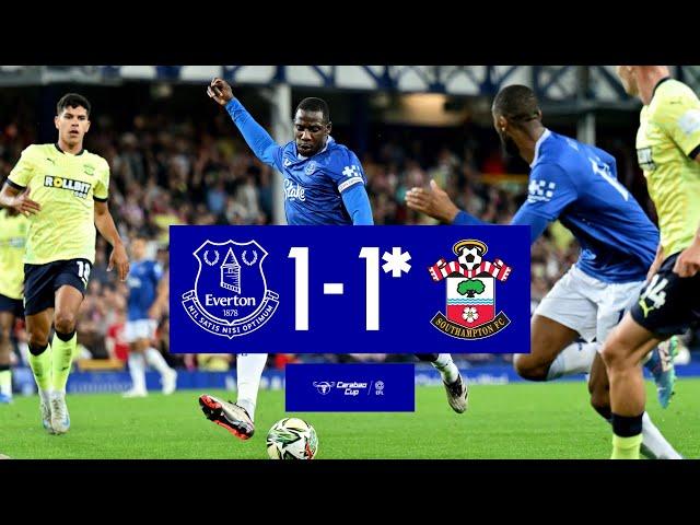 EVERTON 1-1 SOUTHAMPTON (5-6 ON PENALTIES) | Carabao Cup highlights