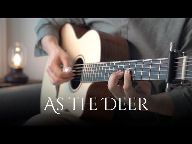 As the Deer - Guitar Instrumental hymn with lyrics