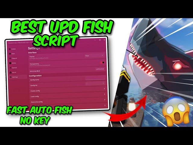 New UPD Fisch Script GUI Pastebin | Fast Auto Fish Farm, Auto Sell, and More (No Key)