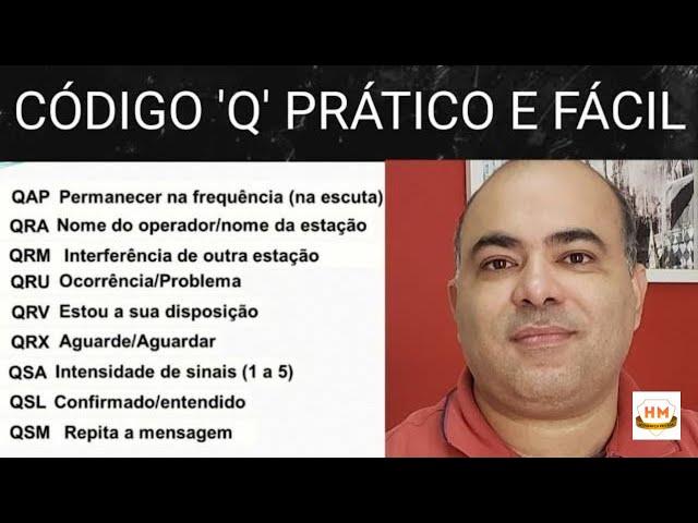 CÓDIGO Q PRÁTICO MAIS USADOS E FÁCIL.