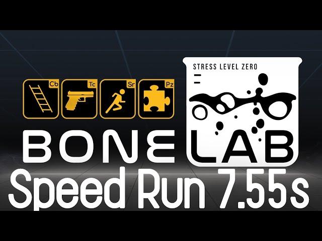 BoneLab Parkour speed run 7.55 seconds