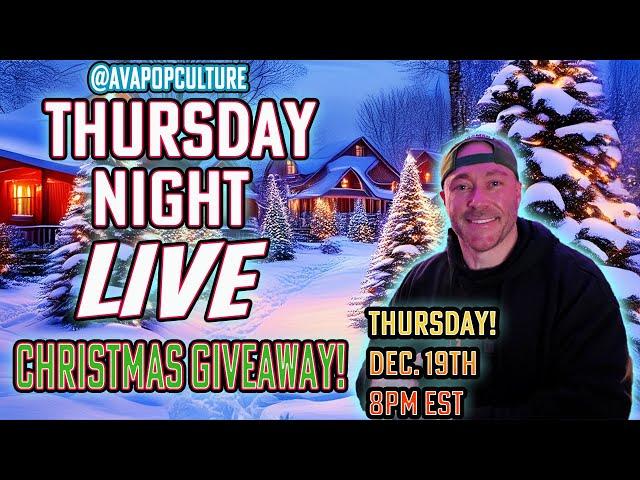 Christmas LIVESTREAM Giveaway talking Physical Media News!