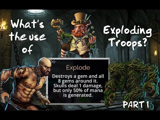 Gems of War Tiny Tutorial: Exploding Troops Part 1