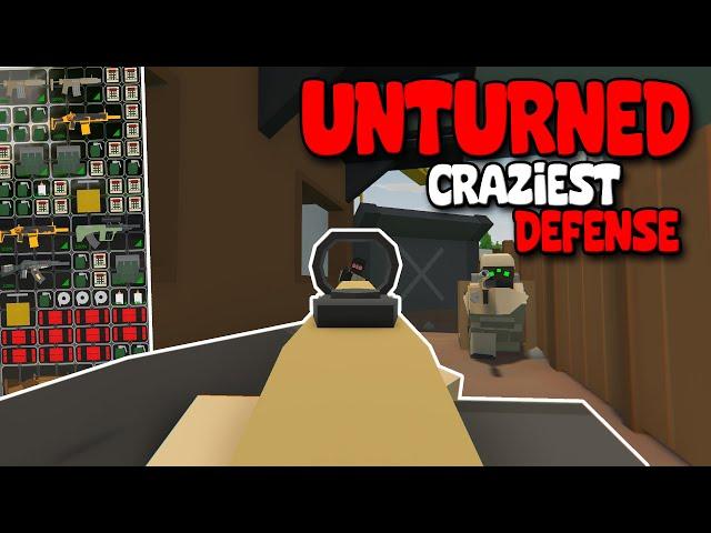 THE MOST INTENSE DEFENSE IN UNTURNED (Unturned Survival)