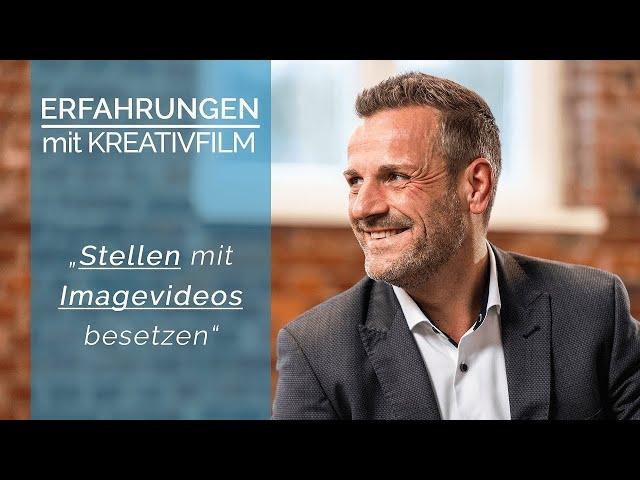 Erfahrungen mit Kreativfilm - "Stellen mit Videos besetzen"