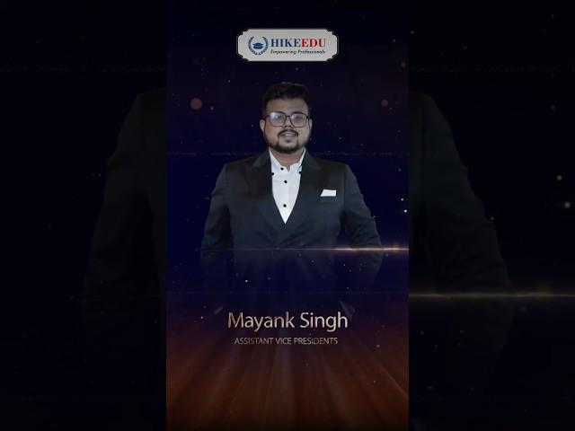 AVP of Sales, Mayank Singh, shares his thoughts during the vibrant R&R celebration at Hike Education
