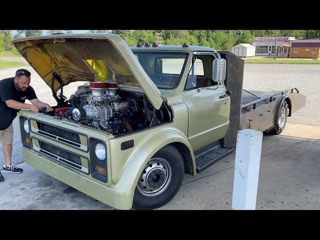 A Blown Ramp Truck Road Trip to Get a 350 SBC-Swapped Mini Truck! Finnegan's Garage Ep.115